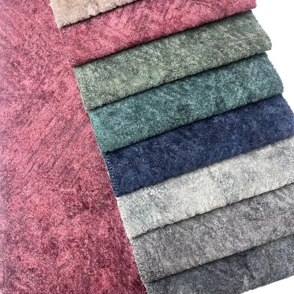 jacquard soft velvet chenille Sofa fabric